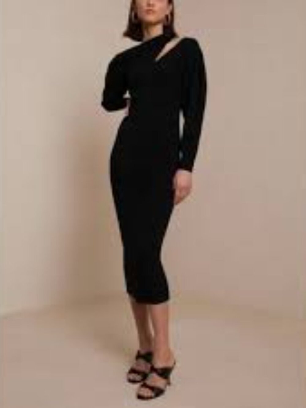 NWT A.L.C. Addison Dress Shoulder Cutout  Women Size L